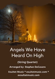 Angels We Have Heard On High (String Quartet and Piano) P.O.D. cover Thumbnail